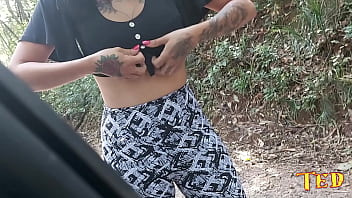 Preview 4 of Xxxxxx Sexy Xxxxx - A safada fez xixi no meio da rua - Caroline Moraes