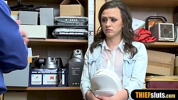 Preview 1 of Xvideo Sunny Levni - Timid teen shoplifter fucked in the ass by a LP officer