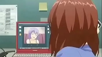 Preview 3 of Bratty Sis Diaper Bondage - Anime girl fucks while on FaceCam with her