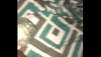 Preview 2 of Baby Bay X - Bottom slut plays with clear dildo after top cancels