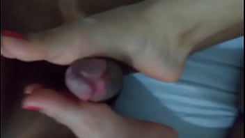 Preview 3 of Secret Iranian Bed Room - Footjob naomi