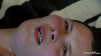 Preview 4 of Johnny Sex Big Tits - Ugly Saggy Tits Seduce Young Skinny Boy to Fuck her