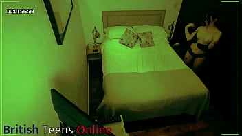Preview 2 of Miya Khalifa X Com - Voyeur: Couple Fucking in Air BnB