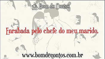 Preview 2 of No One At Home Alone Porn - Contos Er&oacute_ticos Narrados - Enrabada pelo chefe do meu marido #001