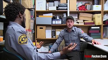 Preview 1 of Rape Best Blowjob - Cop his colleague &amp_ fucks him