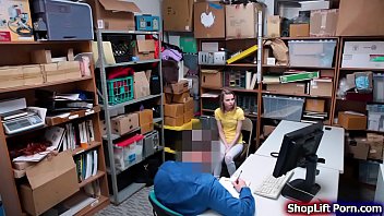 Preview 1 of Types Of Pussy Flocking Videos - Skinny thief pussy rammed by LP security