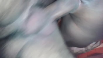 Preview 3 of Man Licky Pussy - Marido filmando pauzudo socando na bucetinha da esposa putinha