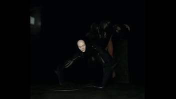 Preview 3 of Naled Gorls - Night with a Nightmare - Monster Sex
