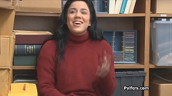Preview 2 of Milf Hairy Pov Fuck - Sexy Latina thief Monica bends over for cock after strip search