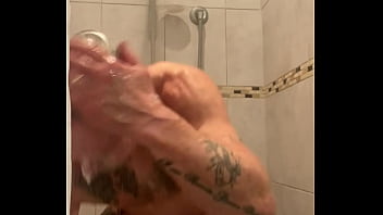Preview 3 of Xxxvideo Dad And Daughter - Getting all soapy in the shower and letting him swing