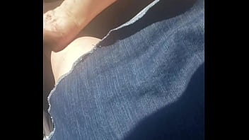 Preview 1 of Full Move Blond Ambition 1981 - KASSANDRA STORM playing double dip in car ride