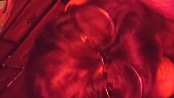Preview 3 of Deutsch Klein - Hot MILF with big tits gives a blowjob in red light titty fucking and cumshot