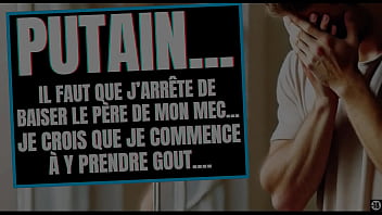 Preview 1 of Lesbian Squirting Threesome - un fran&ccedil_ais baise le p&egrave_re de son mec ! il le sodomise sans respect