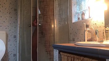 Preview 3 of Arnold - 4K getting caught,  showering,  Hardcore Cumming