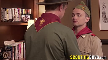 Preview 1 of Jappan Bbc - Handsome St.Michael gets banged by Scout Leader
