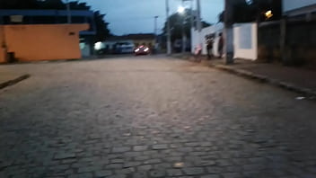 Preview 4 of Sunny Leone Fucking Full Video - Fiuza Fodendo a novinha e depois saindo  no Santana no talento