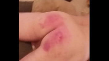 Preview 2 of Sugary Cutie - My friend spanked me hard
