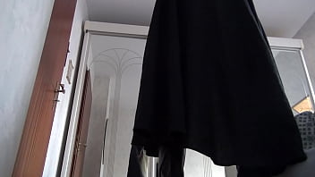 Preview 2 of Cheryl Porn - Bitch in White Rubber Ridingsuit