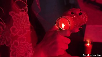 Preview 1 of Dog And Xxx Vedio - Milf bride dp gangbang fucked