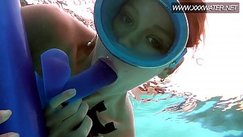 Preview 2 of Kiki Vides Bdsm - Dildo sucking underwater