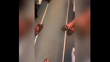 Preview 2 of Mami Seks - Latina in the train showing her boobs and playing with her self
