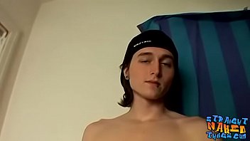Preview 1 of Anal Deep Crempie - Young straight thug Slip strokes his hairy cock and cums