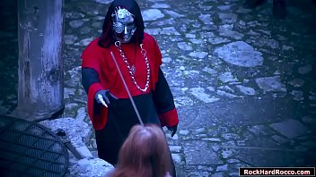 Preview 2 of Amandine De Dijon Partouze - Hot witch licked and analed by the guard