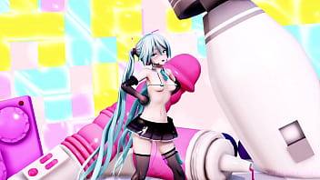 Preview 2 of Kieio Xxx - MMD Hatsune Miku Sluty Dance My Time By [Piconano-Femto]