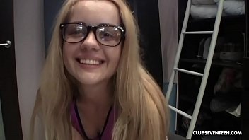Preview 1 of Baby Dad - Beautiful teen plays her perfect body