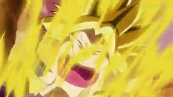 Preview 2 of Black Com Xnxx Hd - Caulifla SSJ Grito Poderoso