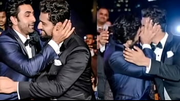 Preview 2 of 2015 Sunny Leone - Bollywood actor Ranbir Kapoor Hot Gay kiss with Male actor