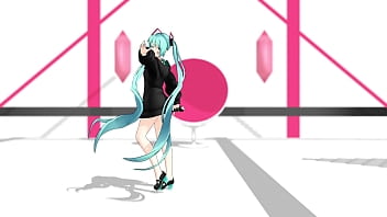 Preview 3 of Katrena Hot Fak - MMD Hatsune Miku Hipnotize Conqueror By [noneferoero]