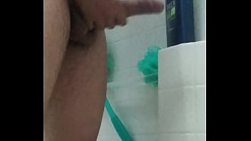 Preview 1 of Sunny Leone Brest Fuck - Washing my big brown dick