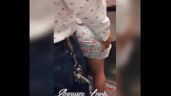 Preview 3 of Tushy Com Video Hd - Annysex Love - Arrimon y manoseo en el metro de la Ciudad de M&eacute_xico