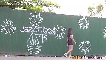 Preview 1 of Under Huge - TRIKEPATROL Thick Booty Asian Begs Tourist To Pound Her Pussy
