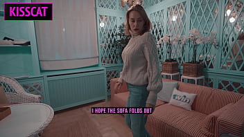 Preview 1 of Alessendra Jane Teases - Step mom can&#039_t lie alone on vacation and comes to Step son&#039_s shared bed for hard sex