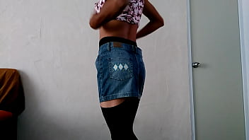 Preview 2 of Computer Live Fuc - Travesti de Jalisco mostrando su linda ropa interior
