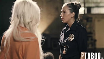 Preview 3 of Dogs Fuck For Woman - Angry Cop Abigail Mac Vents Frustrations On Teen Vandal Kenzie Reeves With Rough Sex
