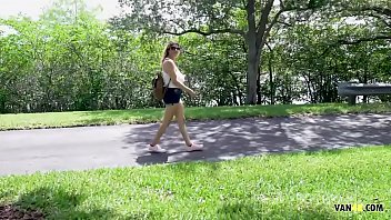 Preview 1 of Small Phat - Monster Tits Jenni Noble cashes in for a fuck in the infamous van