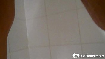 Preview 4 of New Pin Pak Girl Sex First Time - Hottie in the shower enjoys teasing the camera
