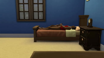 Preview 2 of Undress Webcam - Batendo uma em casa (The Sims 4)