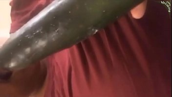 Preview 4 of Anal Poops Accident - Creaming On A Cucumber Before Sucking It Off Hot Amateur Cucumber Cam Homemade