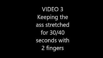 Preview 1 of Tape Forced Teen - EXERCISE 03 - keeping the ass stretched or 30/40 seconds