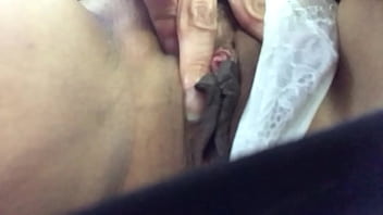 Preview 4 of Nude Sexmoba Legends - Horny Mexican Wife plays with pussy in car