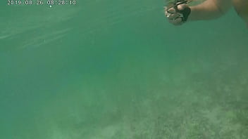 Preview 1 of Pussy Oil Finger - Naked in water