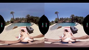 Preview 2 of Nepali Wwwxxxvideo - VRHUSH Veronica Valentine fucked after a swim in the pool