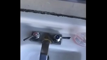 Preview 1 of Phim Sex T X - Peeing in sinks and outdoor completions