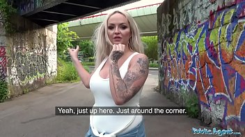 Preview 1 of Indian Babe Xxx Vedio Urdo - Public Agent Busty British Milf Louise Lee fucks in public