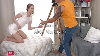 Preview 1 of Indian Ass Me Ungli Sleeping - Alice Murkovski - Anal for skinny teen after photoshoot
