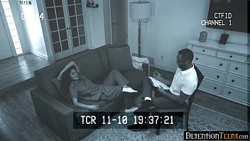 Preview 1 of Hiddencam For Gay Massage - Detention teen horny as hell fucks with her counselor